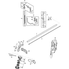 SBC 656 D - 2019-2022 - 283521008/ST1 - Stiga Brushcutter Transmission Diagram