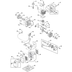 SBL 620 B - 2006-2011 - 255062002/06 - Stiga Blower Engine Diagram