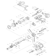 Makita SC160D - Cordless Steel Rod Cutter - Power Tool Diagram