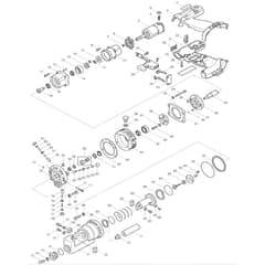 Makita SC161D - Cordless Steel Rod Cutter - Power Tool Diagram