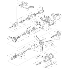 Makita SC190D - Cordless Steel Rod Cutter - Power Tool Diagram