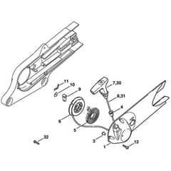 Genuine Stihl TS400 / C - Rewind starter