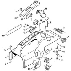 Genuine Stihl TS400 - Shroud