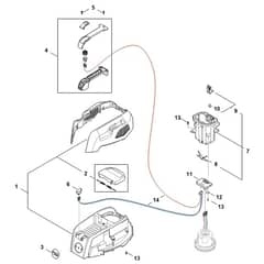 Stihl SEA100.0 L - Shroud - Parts Diagram