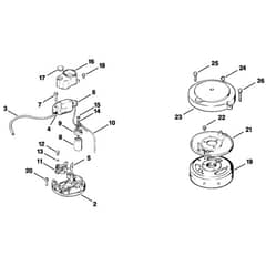 Stihl SG17 L - Ignition System, Rewind Starter 02 - Parts Diagram