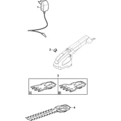 SGM 102 AE - 2018-2022 - 253010341/ST1 - Stiga Hedge Trimmer Grass Shear Diagram