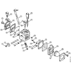 Genuine Stihl SH55 / G - Carburetor C1Q-S64 (18.2002)