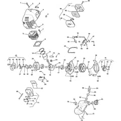 SH 170 K - 2006-2007 - 252300002/05 - Stiga Hedge Trimmer Engine Diagram