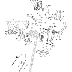 SHP 60 - 2014-2020 - 252961002/14 - Stiga Hedge Trimmer Housing Starter Fuel Tank Diagram