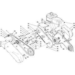 Silex 103 B - 2010-2026 - 210310022/10 - Stiga Tiller Transmission Diagram