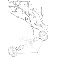 SILEX 87 B - 2021-2022 - 210870022/ST1 - Stiga Scythe Handle Diagram