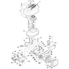 SILEX 87 G - 2021-2026 - 210870042/ST2 - Stiga Scythe Starter Assy, Tank Diagram