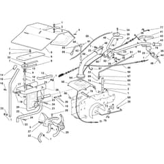 Silex 95 B - 2010-2022 - 219510022/10 - Stiga Tiller Handle Diagram