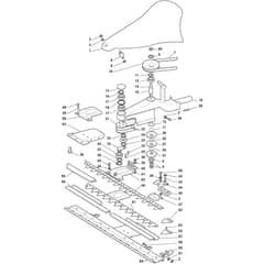 Silex 95 H - 2010-2025 - 219510032/10 - Stiga Tiller Blade Diagram
