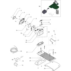 SIRIUS 1200 -  - Efco Robot Mower Charging station Diagram