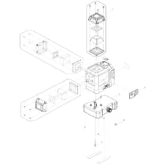 Makita SK700D - Rechargeble Multi Line Lasesr - Power Tool Diagram
