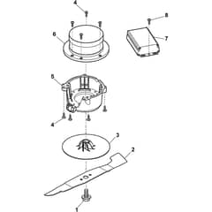 SLM 3648 AE - 2018-2019 - 294345068/ST1 - Stiga Rotary Mower Blade Diagram