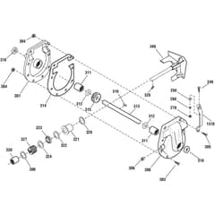 SNOW POWER - 2013 - 18-2847-32 - Stiga Snow Thrower Gear case Diagram