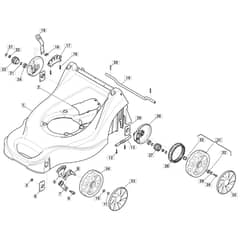 SP164 - 2019-2023 - 297412048/MC - Mountfield Rotary Mower Deck Diagram