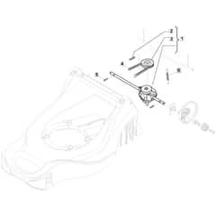 SP414 - 2017-2018 - 297412243/BQ - Mountfield Rotary Mower Transmission Diagram