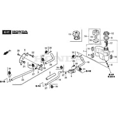 SP425 - 2015-2019 - 295432038/M15 - Mountfield Rotary Mower Fuel Tank Diagram