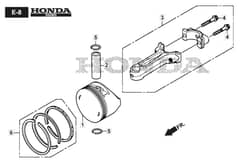 SP425 - 2021 - 2L0432038/M19 - Mountfield Piston Connecting Rod Diagram