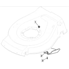 SP425 R - 2014 - 299439038/M14 - Mountfield Rotary Mower Belt Protection Diagram