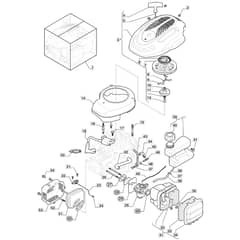 SP42 - 2021-2022 - 2L0432048/MTL - Mountfield Rotary Mower Engine Diagram