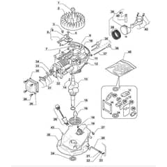 SP454 - 2020 - 299274643/MC - Mountfield Rotary Mower Engine Piston Crankshaft Diagram