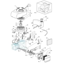 SP454 - 2013-2014 - 299294643/BQ - Mountfield Rotary Mower WBE0702 Engine Diagram