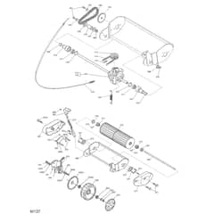 SP460 R - 2003 - 23-3781-92 - Mountfield Rotary Mower Transmission Diagram