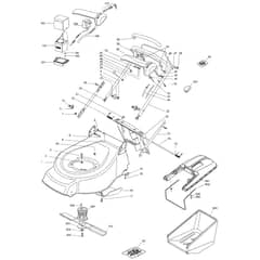 SP460 R - 2005 - 23-3781-94 - Mountfield Rotary Mower Handle Diagram