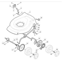 SP465 - 2010 - 299482338/M10 - Mountfield Rotary Mower Deck Diagram
