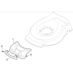 SP465 - 2010 - 299482338/M10 - Mountfield Rotary Mower Mask Diagram