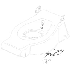 SP465 R - 2008-2013 - 294489038/UM8 - Mountfield Rotary Mower Belt Protection Diagram