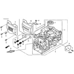 SP46 H - 2016-2017 - 295496038/SF - Mountfield Rotary Mower Cylinder Barrel Diagram