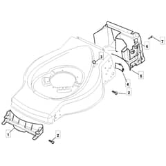 SP470 ES - 2006 - 299324728/BQ - Mountfield Rotary Mower Front Conveyor Diagram