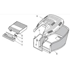SP474 - 2010 - 299284648/BQ - Mountfield Rotary Mower Grass Bag Diagram