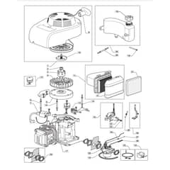 SP474 - 2010 - 299284648/BQ - Mountfield Rotary Mower WBE0702 Engine Diagram