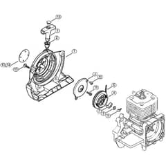 Genuine Stihl SP481 / B - Rewind starter
