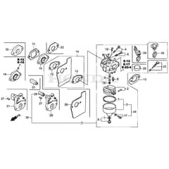 SP485 HW V - 2017-2018 - 294503038/M16 - Mountfield Rotary Mower Carburettor Diagram