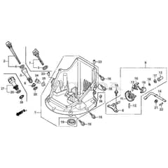 SP485 HW V - 2017-2018 - 294503038/M16 - Mountfield Rotary Mower Oil Pan Diagram