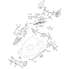 SP485 HW V - 2016 - 294523038/M16 - Mountfield Rotary Mower Deck Diagram