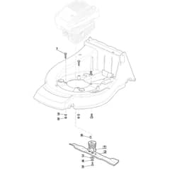 SP500 - 2012-2014 - 295502028/MFR - Mountfield Rotary Mower Blade Diagram