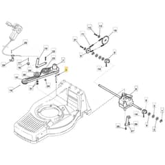 SP505 R - 2014 - 292505038/M14 - Mountfield Rotary Mower Roller Assembly Diagram