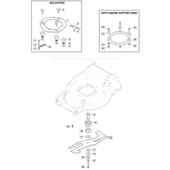 SP505 V SC - 2020 - 294513538/M20 - Mountfield Rotary Mower Blade Diagram