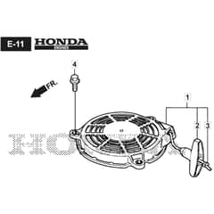 SP505 V SC - 2020 - 294513538/M20 - Mountfield Rotary Mower Recoil Starter Diagram
