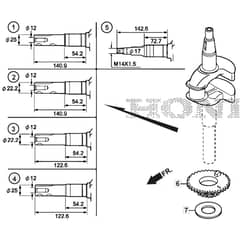SP505R V - 2022 - 294519043/M22 - Mountfield Rotary Mower Crankshaft Diagram