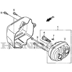 SP505R V - 2022 - 294519043/M22 - Mountfield Rotary Mower Exhaust Muffler Diagram