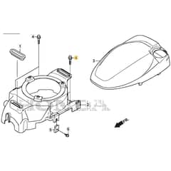 SP505R V - 2022 - 294519043/M22 - Mountfield Rotary Mower Fan Cover Diagram